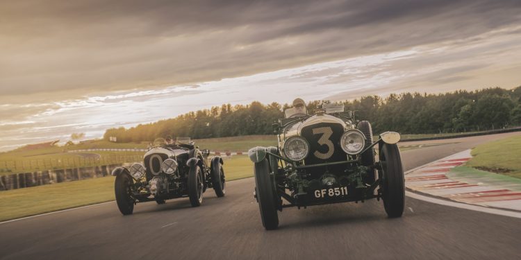 Bentley Speed Six Continuation cars on track