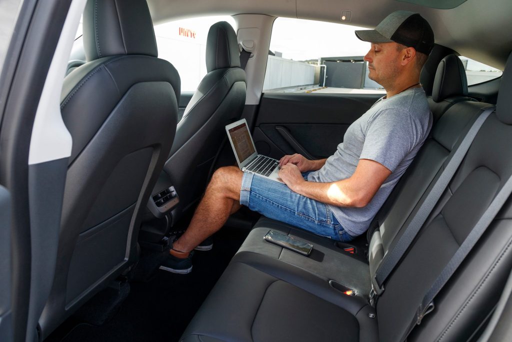 Tesla Model Y RWD back seat