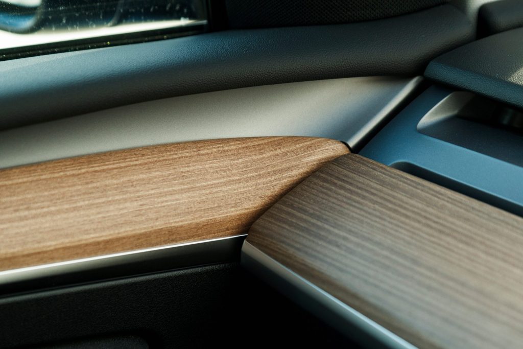 Tesla Model Y RWD wood interior trim
