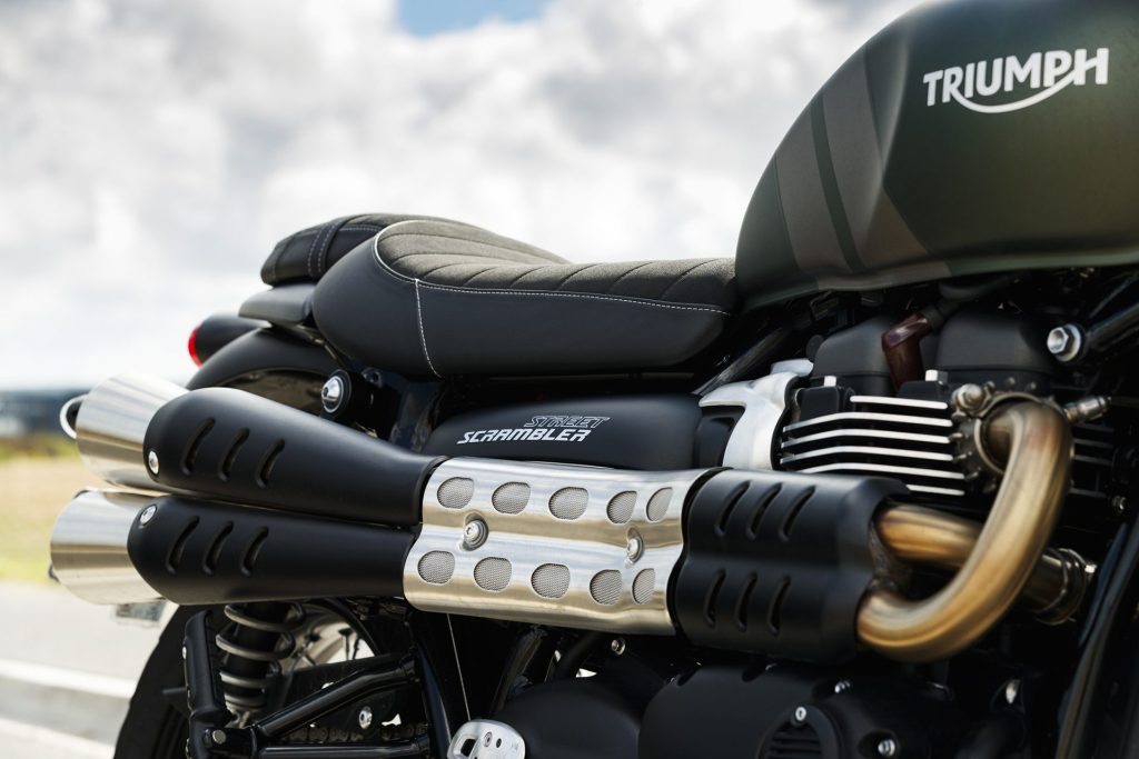 Triumph Street Scrambler 900 exhaust