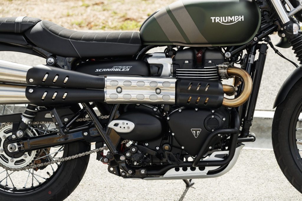 Triumph Street Scrambler 900 motor