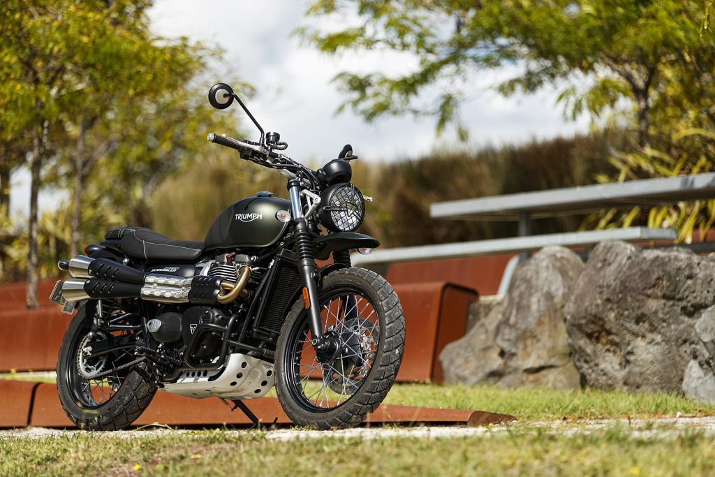 Triumph Street Scrambler 900 front static