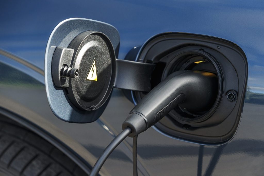 Volvo XC60 T8 Recharge plug-in hybrid charge port