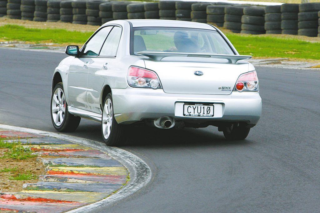 Subaru Impreza WRX rear action