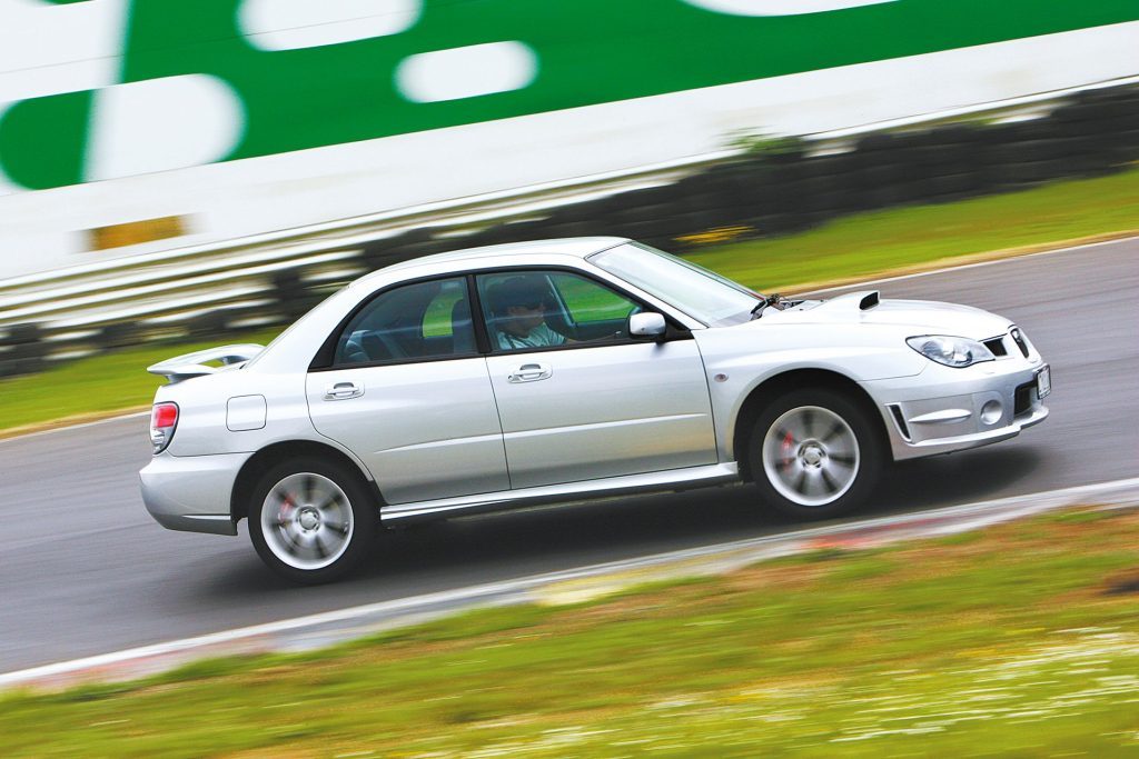 Subaru Impreza WRX side action
