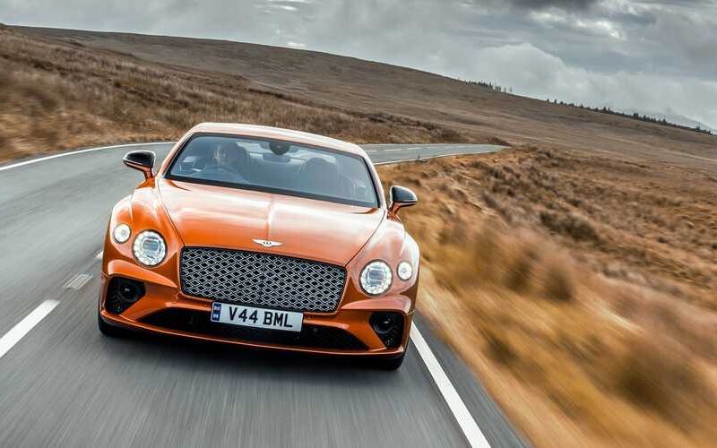 Bentley Continental GT Mulliner on road