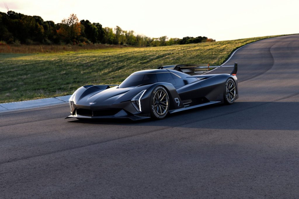 Cadillac Project GTP Hypercar front left on track