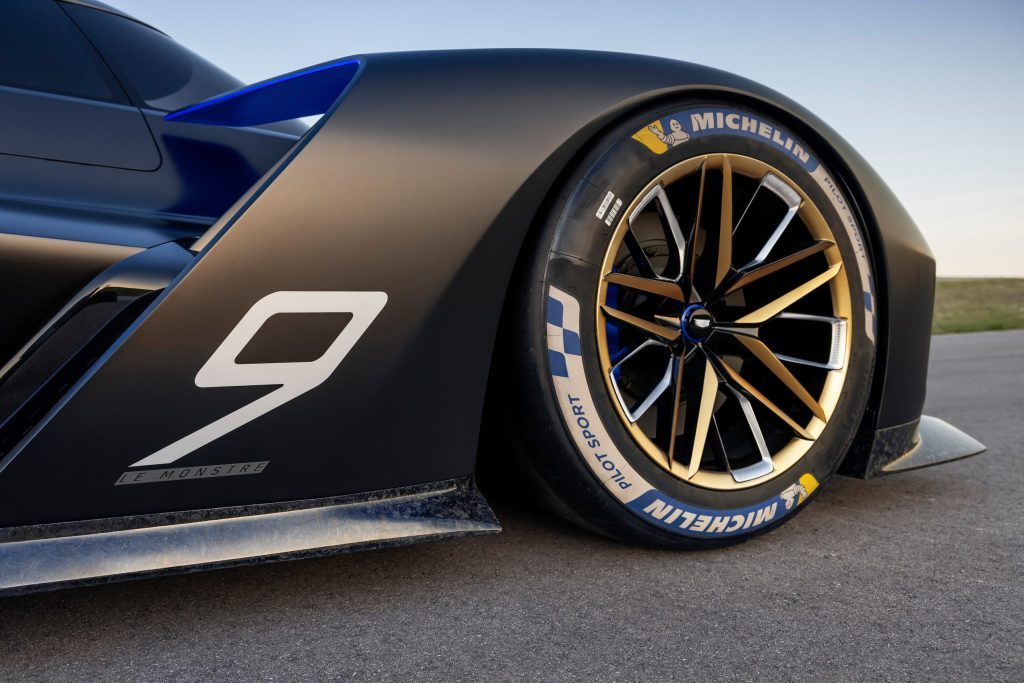 Close up of Cadillac GTP Hypercar wheel