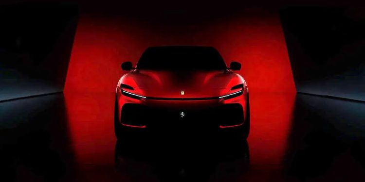 Ferrari Purosangue SUV in studio