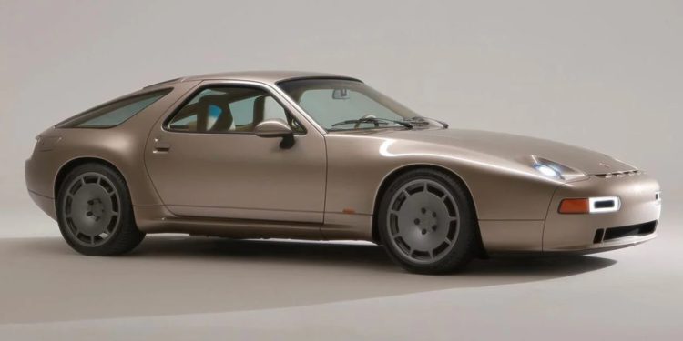 Porsche 928 restomod front quarter view