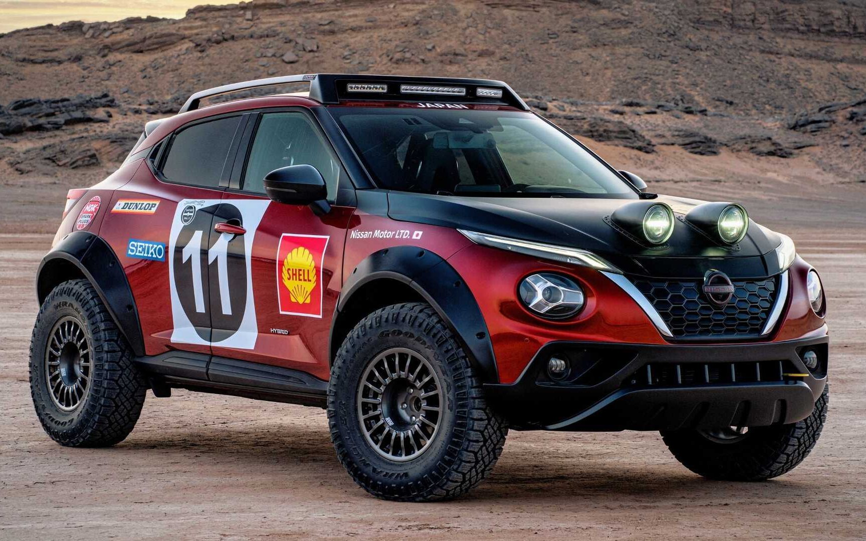 Nissan Juke Rally Tribute in desert