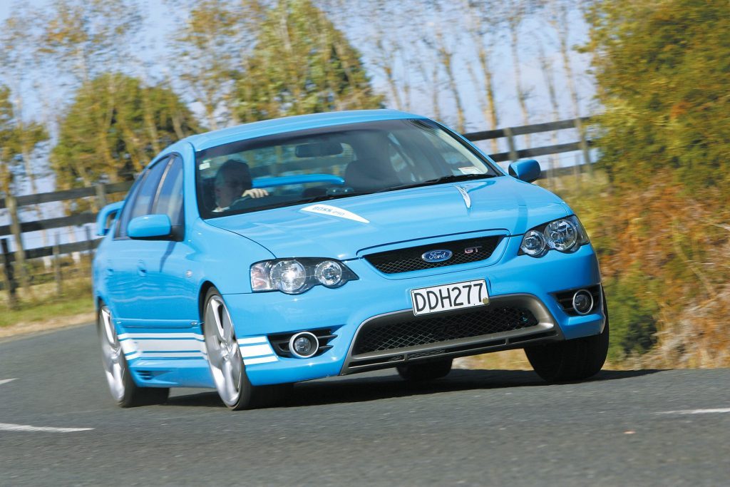 2006 FPV GT driving through corner