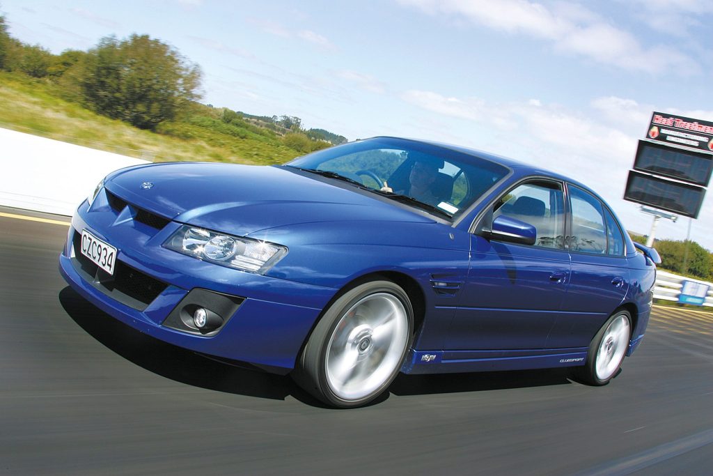 2006 HSV Clubsport driving on drag strip