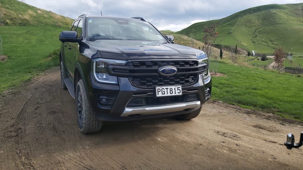 2022 Ford Ranger on hilltop