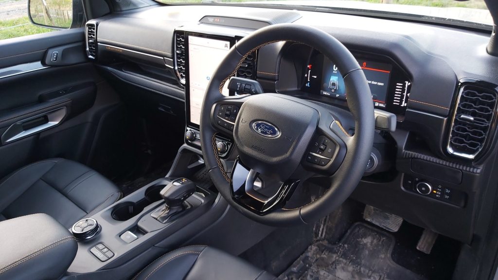 2022 Ford Ranger steering wheel