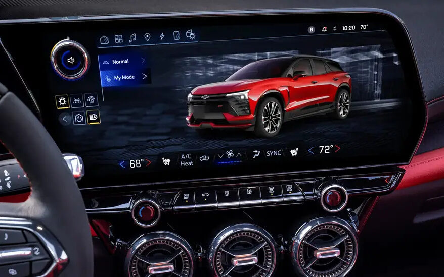 Chevrolet Blazer EV SUV infotainment screen