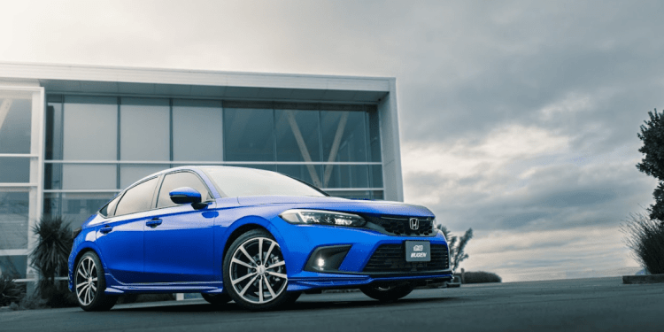 Honda Civic Mugen special edition front three quarters