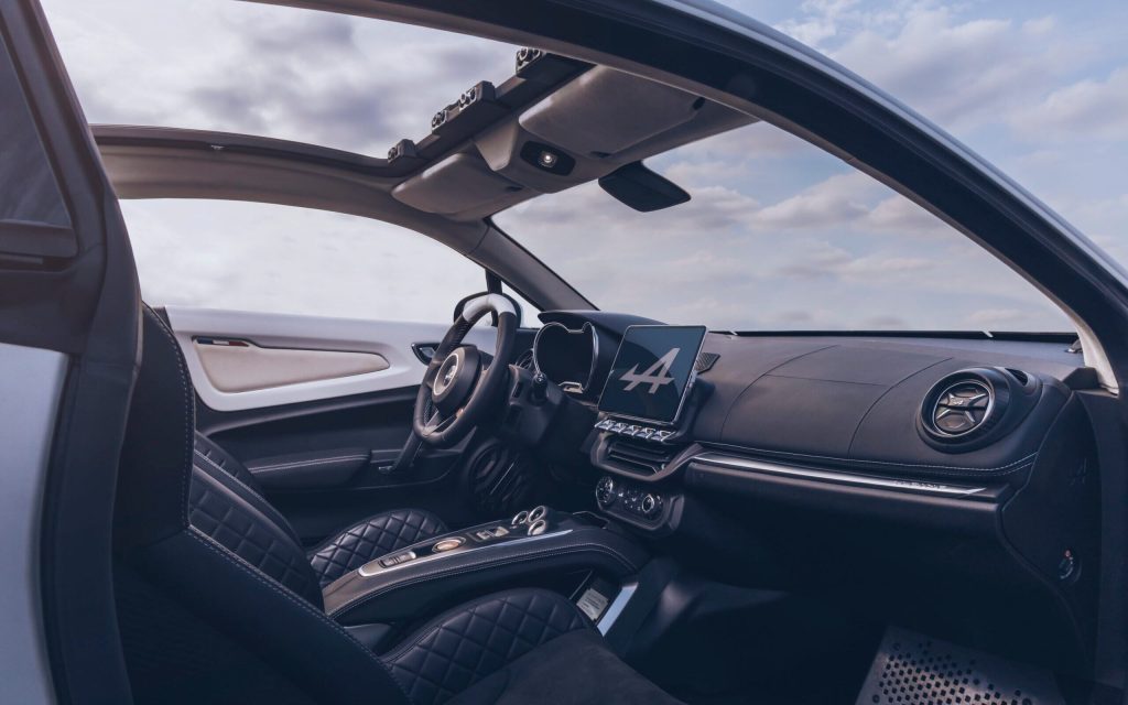 Alpine A110 E-ternite EV prototype interior