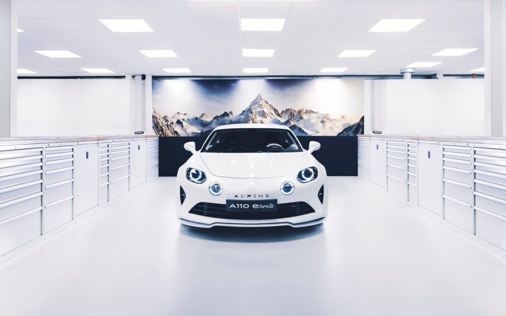 Alpine A110 E-ternite EV prototype front