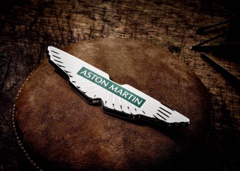 New Aston Martin wings logo