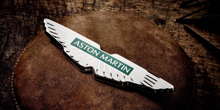 New Aston Martin wings logo