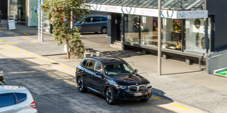 BMW iX3 Impressive high street action