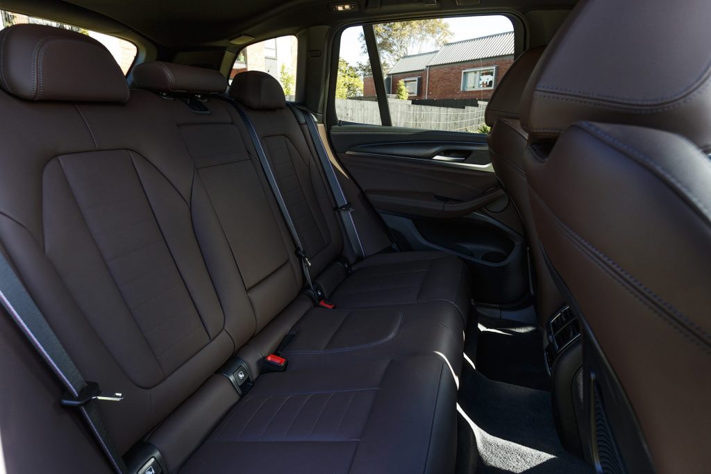 BMW iX3 Impressive rear seat