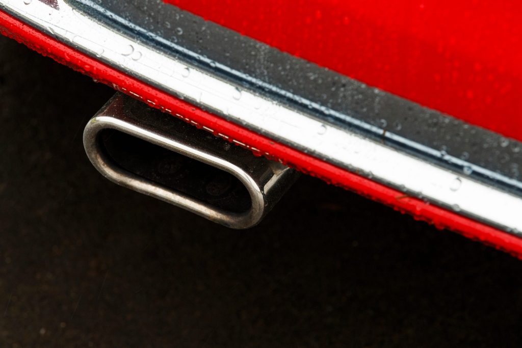 Fiat 500 Dolcevita exhaust pipe