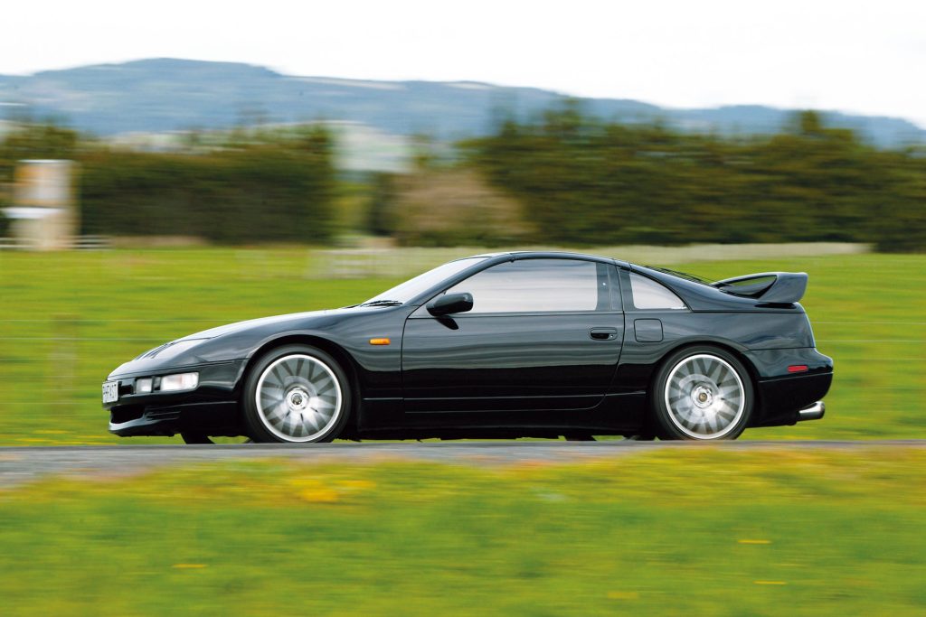 1991 Nissan 300ZX driving through country