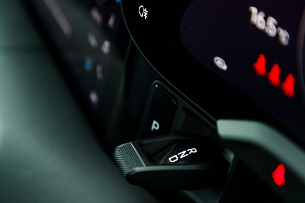 2022 Porsche Taycan GTS shifter