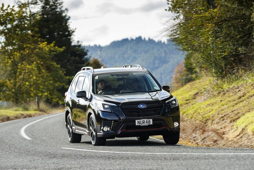 Subaru Forester X-Sport on road
