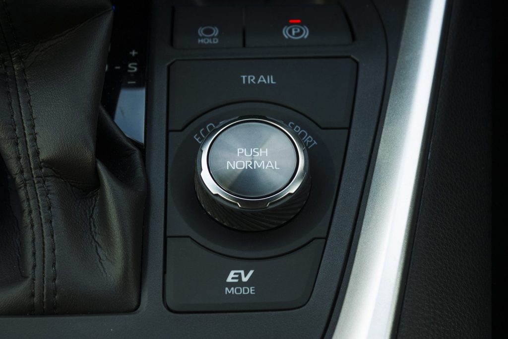 2022 Toyota RAV4 XSE Hybrid drive mode