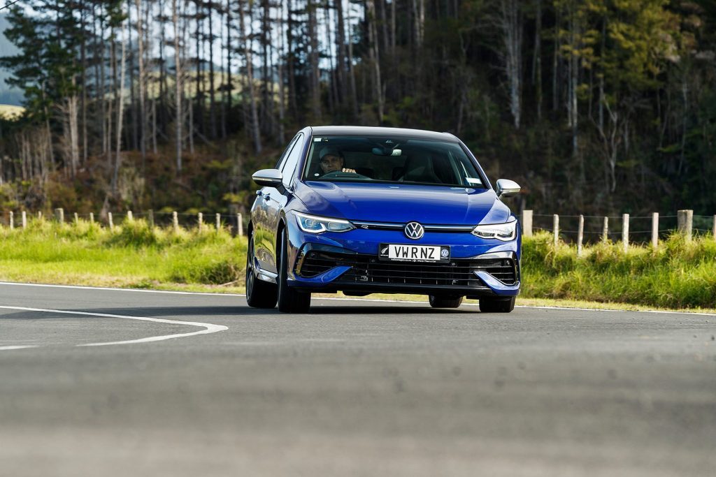 Volkswagen Golf R front cornering