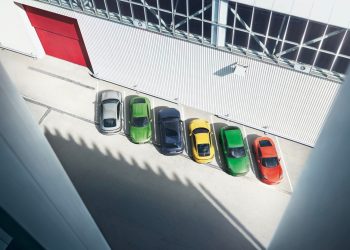 Current Porsche model lineup from above