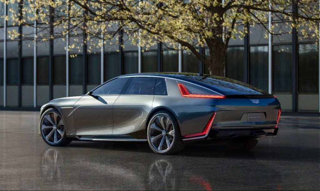 Cadillac Celestiq show car concept rear three quarters