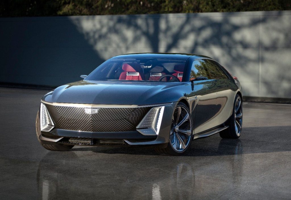 Cadillac Celestiq show car concept front three quarters