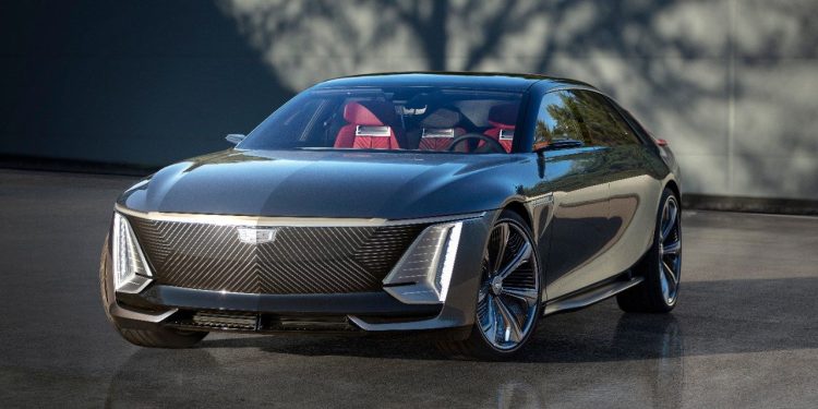 Cadillac Celestiq show car concept front three quarters