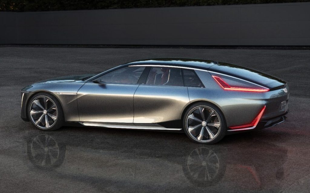 Cadillac Celestiq show car concept rear three quarters