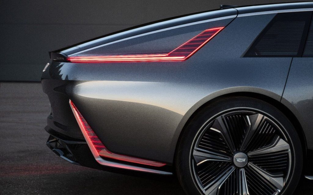 Cadillac Celestiq show car concept rear quarter panel