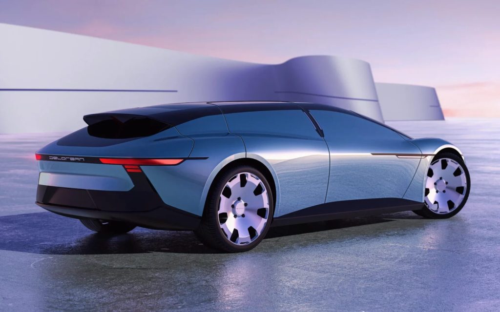 2000s DeLorean Alpha3 concept rear three quarters