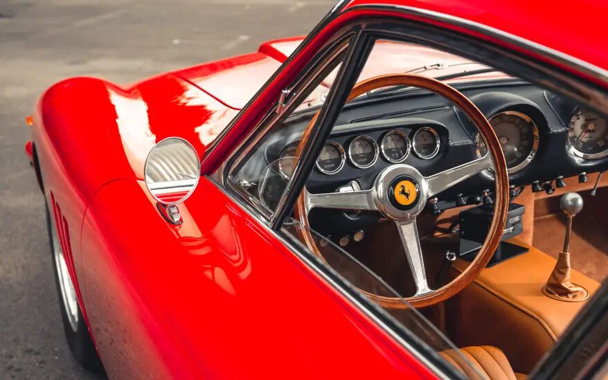 Ferrari 250 GT Lusso Fantuzzi bodied interior and steering wheel