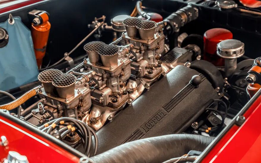 Ferrari 250 GT Lusso Fantuzzi bodied V12 engine