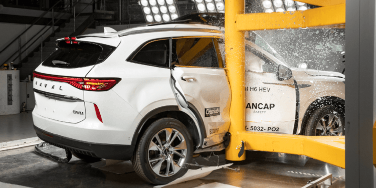 Haval H6 ANCAP side impact crash test