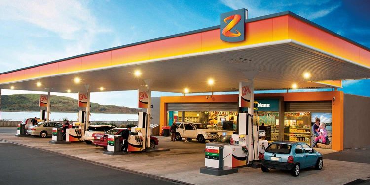 Z fuel station forecourt