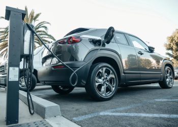 Mazda MX30 EV charging