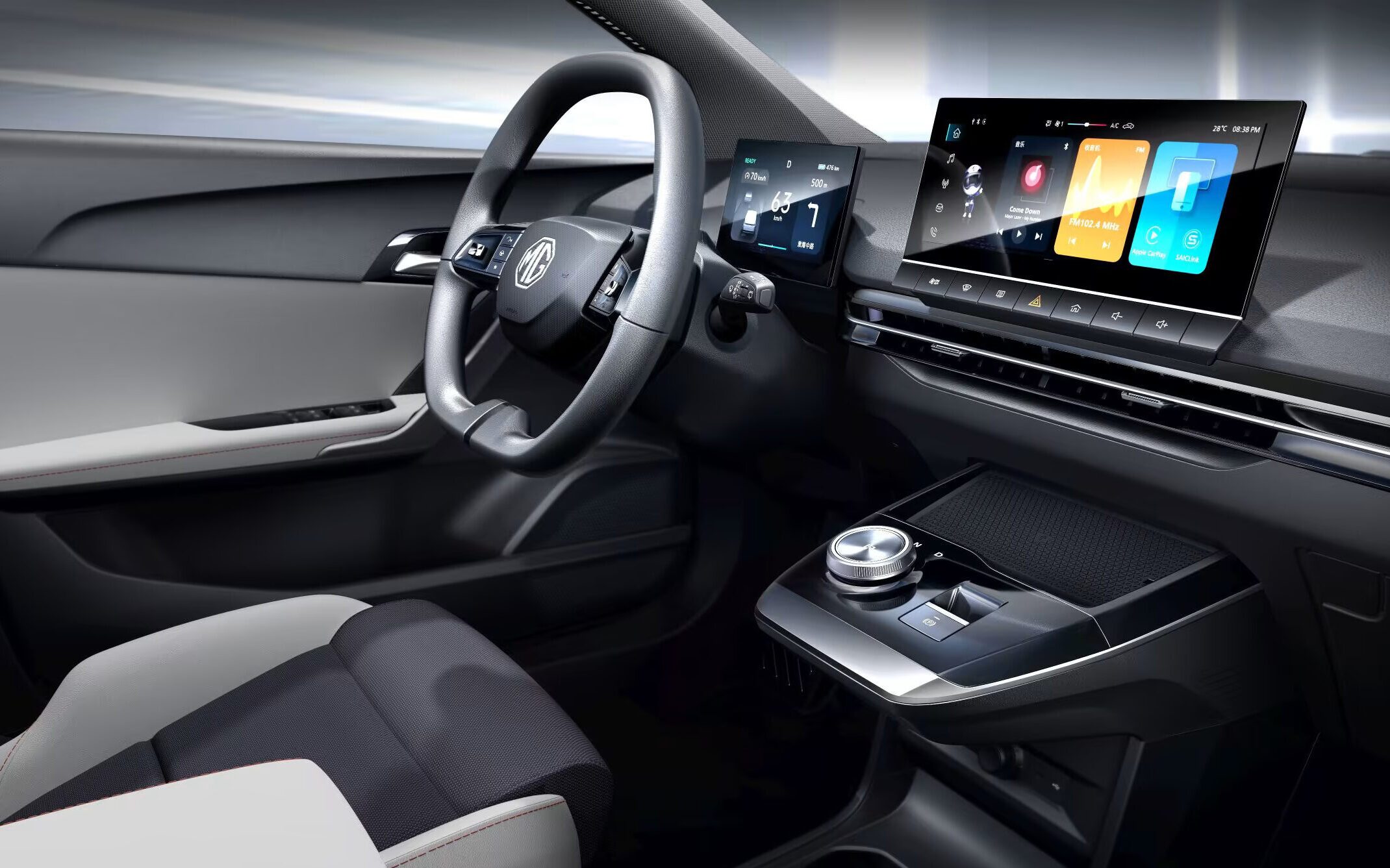 MG4 electric hatchback interior