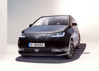 Sono Sion solar powered electric vehicle (SEV) front