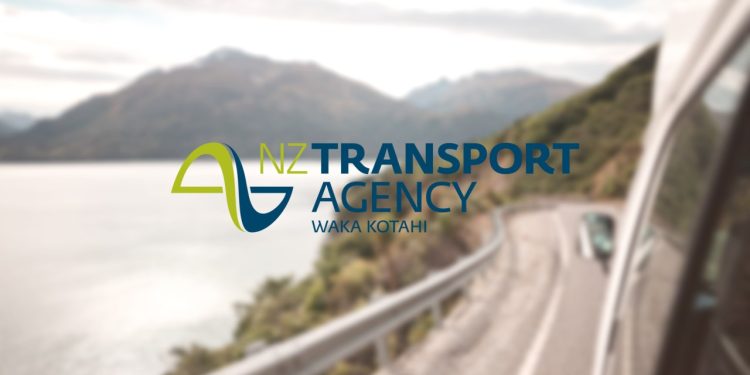 NZTA logo over New Zealand road