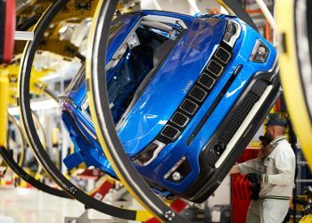 Jeep Compass on production line front