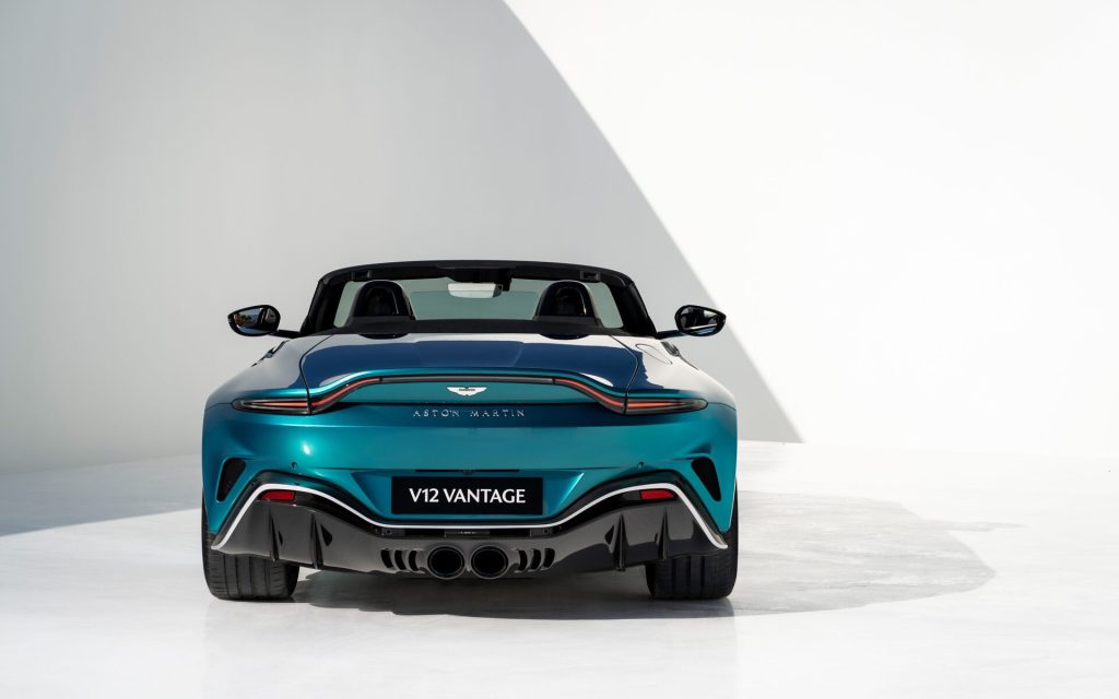 Aston Martin V12 Vantage Roadster rear view
